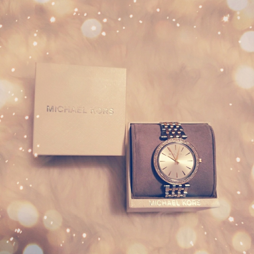 Michael Kors Two Tone Darci Watch - Picture 2 of 4
